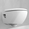 Комплект инсталляции GEBERIT DUOFIX 458.128.21.1 с клавишей смыва DELTA51 хром подвесным унитазом RENOVA PREMIUM безободковый 203070000 и крышкой-сиденьем микролифт RENOVA 573025000 458.128.21.1-20307